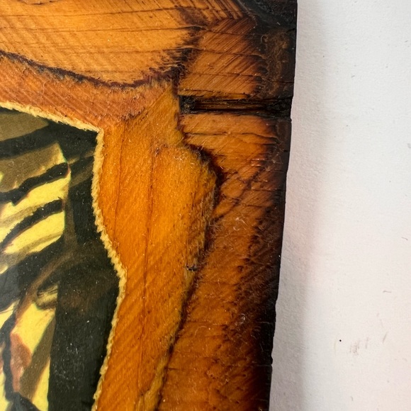 Wood Frame Mallard Ducks in Flight Wall Art Plaque 11.5" x 9.5" MCM - Picture 9 of 9